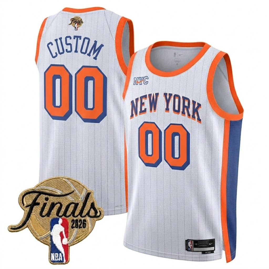 Men's NYK  2026 Champion Swingman Jersey - All Stitched Finals
