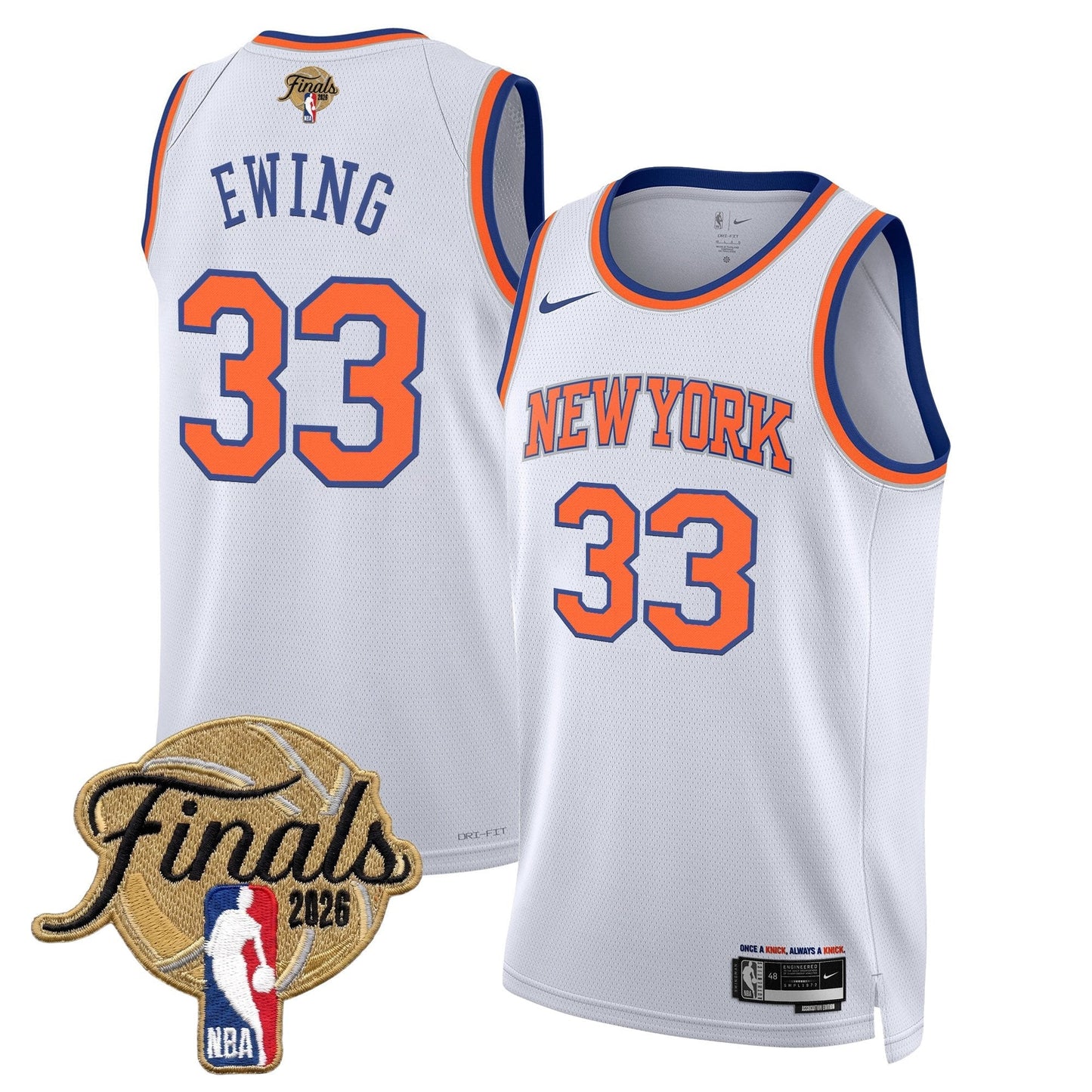 Men's NYK  2026 Champion Swingman Jersey - All Stitched Finals