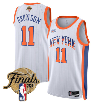 Men's NYK  2026 Champion Swingman Jersey - All Stitched Finals