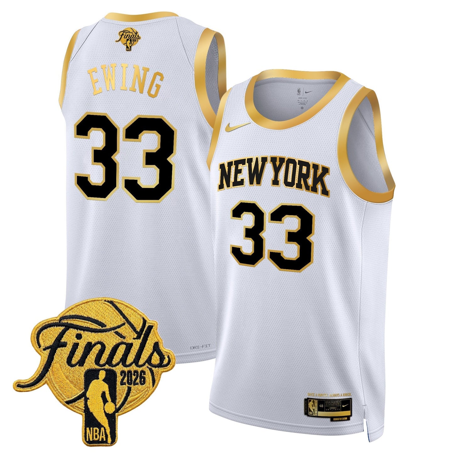 Men's NYK  2026 Champion Swingman Jersey - All Stitched Finals