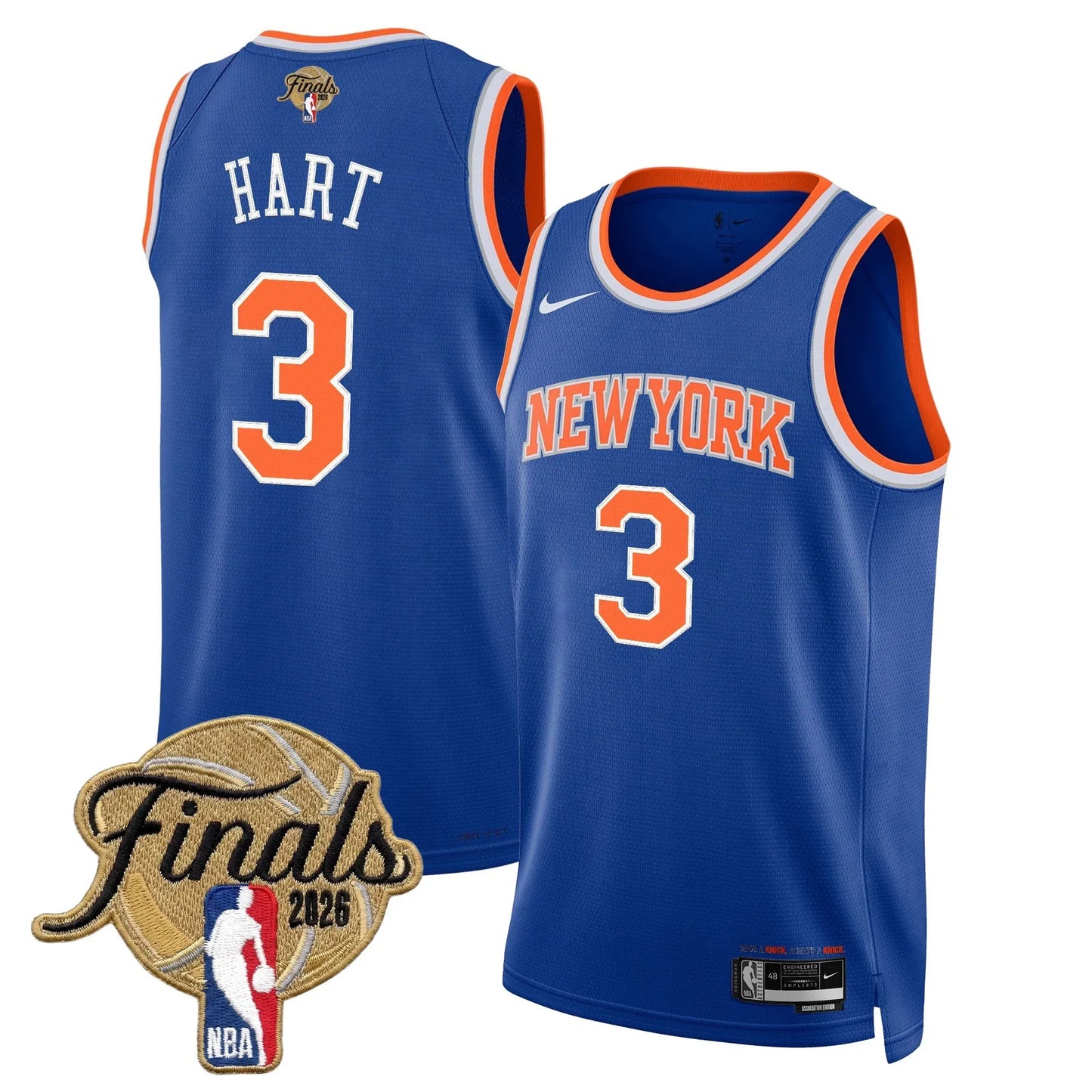 Men's NYK  2026 Champion Swingman Jersey - All Stitched Finals