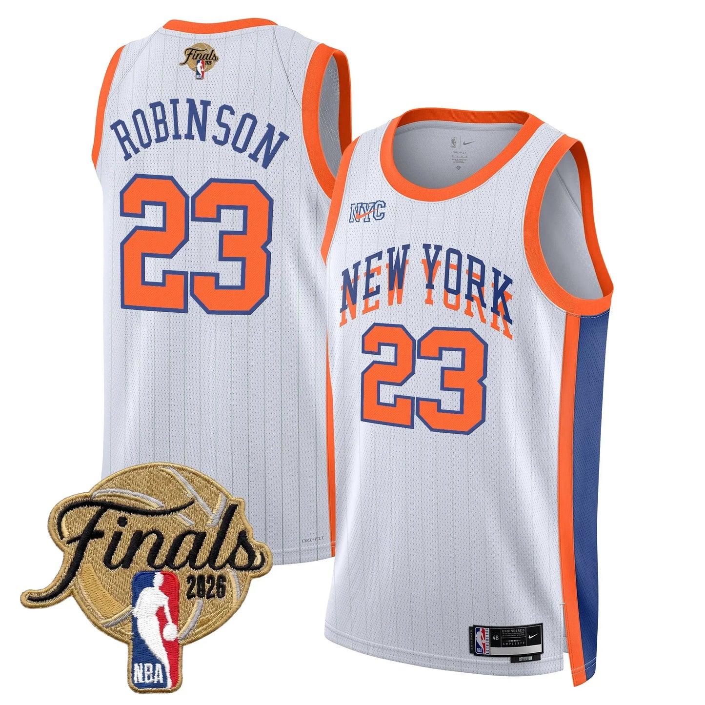 Men's NYK  2026 Champion Swingman Jersey - All Stitched Finals