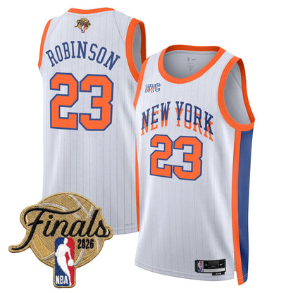Men's NYK  2026 Champion Swingman Jersey - All Stitched Finals